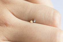 画像をギャラリービューアに読み込む, .27ct Loose Natural Round Brownish Orange Sapphire