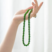 Load image into Gallery viewer, Top Quality Natural Green Nephrite Jade Necklace