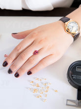 画像をギャラリービューアに読み込む, Halo Diamond Pave Half-way Engagement Ring