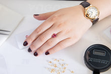 画像をギャラリービューアに読み込む, Four Prongs Solitaire Diamond Rose Gold Engagement Ring