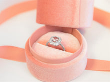 Laden Sie das Bild in den Galerie-Viewer, Custom Made Purple Spinel Halo 925 Silver Ring