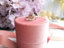 Laden Sie das Bild in den Galerie-Viewer, Custom Made Spinel Halo 925 Silver Ring