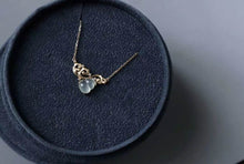 Load image into Gallery viewer, Icy White Carved Jadeite Calabash Necklace