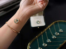Load image into Gallery viewer, Mini Jadeite Ring Necklace