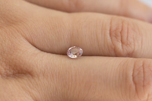 .58ct Loose Natural Oval Light Pink Sapphire