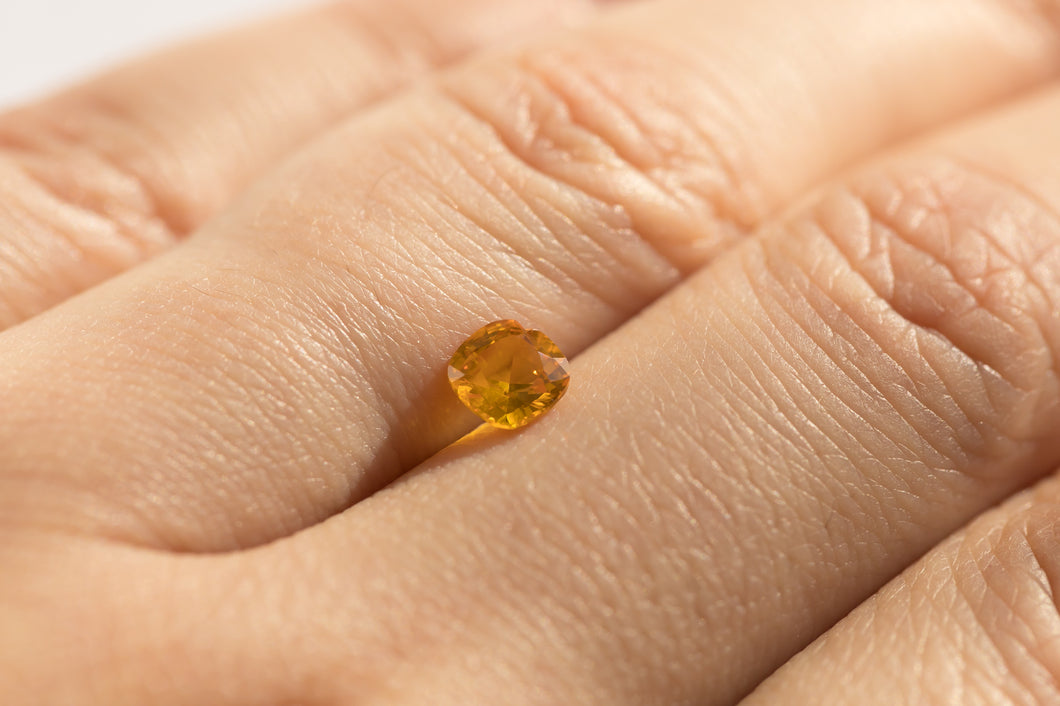 .64ct Loose Natural Cushion Yellow Sapphire