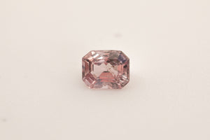 .49ct Loose Natural Emerald cut Brownish Pink Sapphire