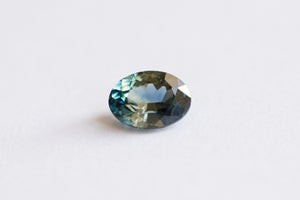 1.16ct Loose Oval Natural Greenish Blue Sapphire