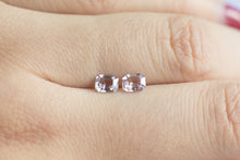 Charger l&#39;image dans la galerie, .86ct Loose Pair of Natural Emerald cut Pink Sapphires
