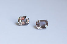 Load image into Gallery viewer, .91ct Loose Pair of Natural Emerald cut Purplish Pink Sapphires
