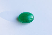 画像をギャラリービューアに読み込む, 7.40ct Loose Natural Oval Double Sided Cab Emerald
