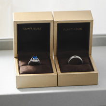 Load image into Gallery viewer, Custom Made Anniversary Sapphire Ring Set
