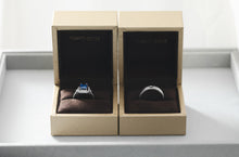 Load image into Gallery viewer, Custom Made Anniversary Sapphire Ring Set
