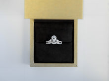 Load image into Gallery viewer, Crown Diamond Double Pave Engagement Ring
