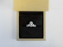 Load image into Gallery viewer, Crown Diamond Double Pave Engagement Ring
