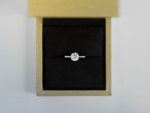 Four Prongs Solitaire Diamond Engagement Ring