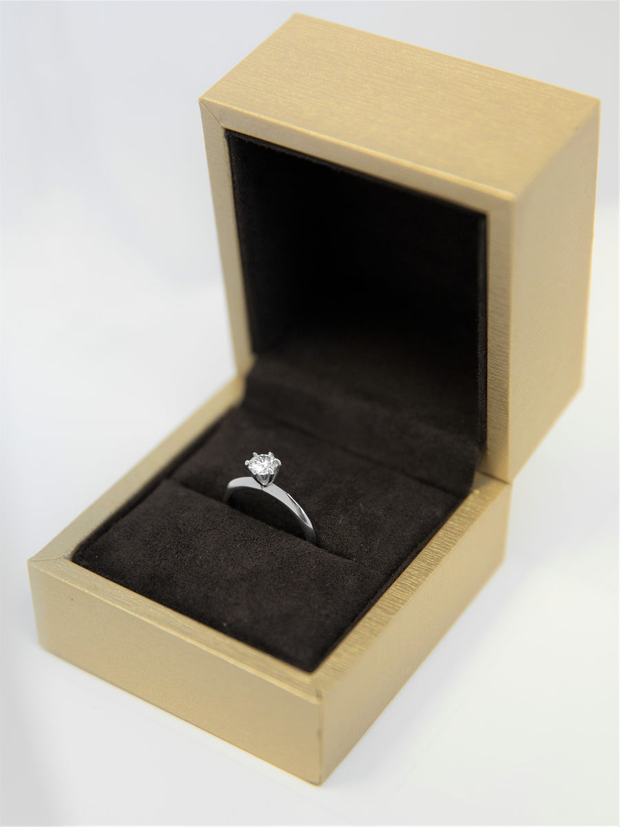 Solitaire Diamond Engagement Ring – Vanny Gems