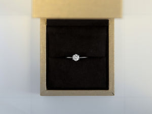 Solitaire Diamond Engagement Ring