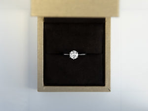 Solitaire Diamond Engagement Ring