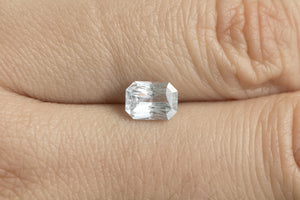 .99ct Loose Natural Criss Shape White Sapphire