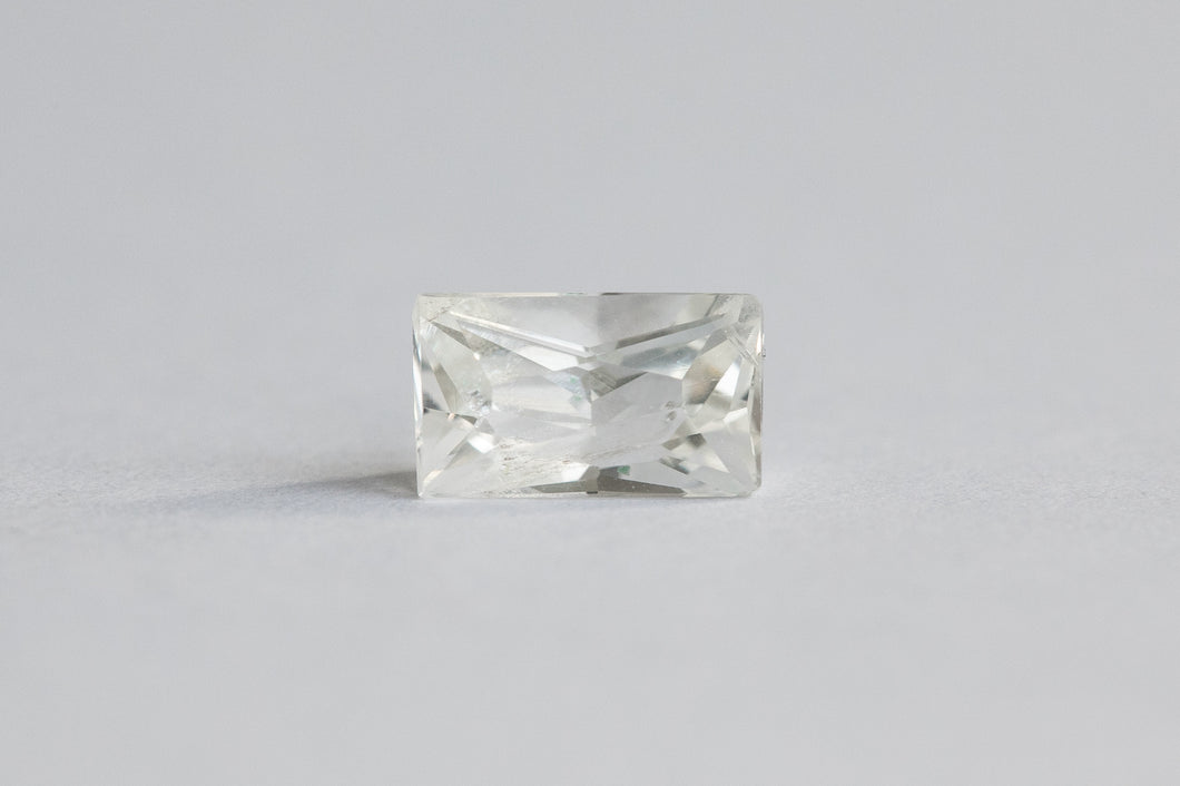 97ct Loose Natural Criss Cut White Sapphire – Vanny Gems