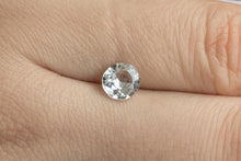 将图片加载到图库查看器，1.11ct Loose Natural Old Mine Round Cut White Sapphire
