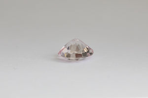 1.44ct Loose Natural round light Peach Pink Morganite