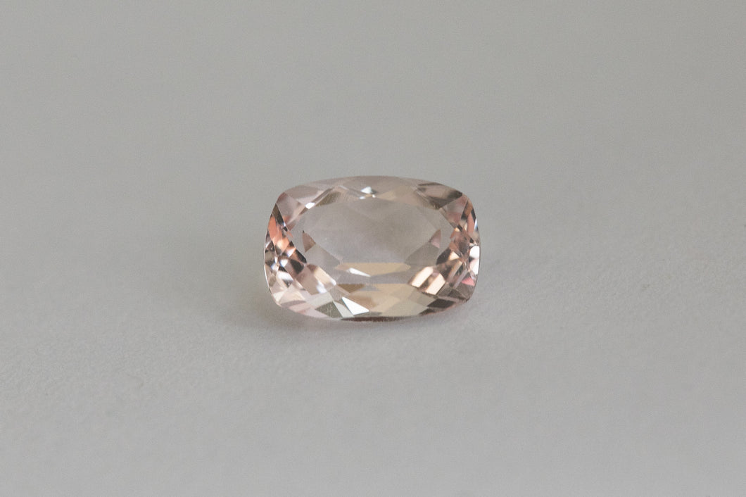 .82ct Loose Natural Cushion Peach Pink Morganite